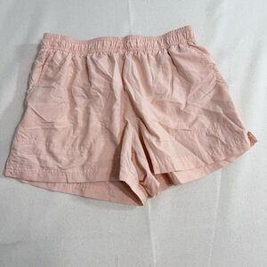COLUMBIA LIGHTWEIGHT PEACH COLORED SHORTS CARGO WOMEN SMALL